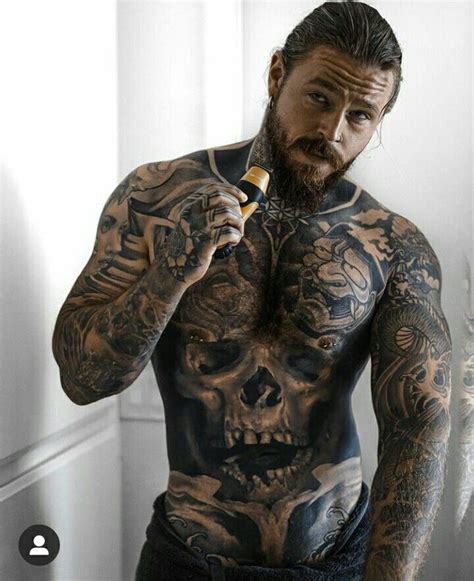 tattooed men nude
